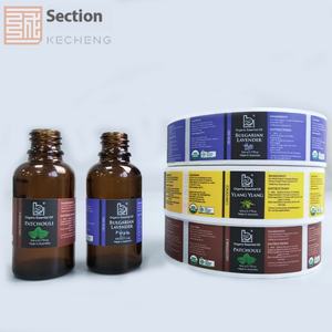 สติกเกอร์พิมพ์ลายแบบม้วนสำหรับมาสคาร่า ยาสีฟัน แชมพู ขวดน้ำมันหอมระเหย วิกผม โลโก้ ขวดแก้ว ตราสินค้า - Product Image 4