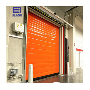 Armazenamento rápido personalizado da porta do rolo do PVC-estilo de alta velocidade da baixa temperatura, projeto isolado do zíper com proteção térmica - Product Image 2