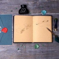 Cuaderno Ojo de Dragón GTB02 Resina 3D Relieve Hecho a Mano A5 Diario Fantasía 110 Hojas Regalo