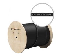 Vente en gros Câble fibre optique de haute qualité 4 12 48 60 hilos core G652D mini câble fibre optique extérieur à faible perte