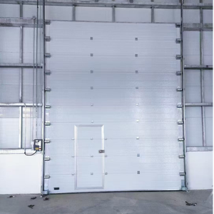 <span class=keywords><strong>Porte</strong></span> sectionnelle industrielle verticale à levage automatique, isolée thermiquement, sur mesure, pour <span class=keywords><strong>garage</strong></span>, usine, entrepôt, quai <span class=keywords><strong>de</strong></span> chargement, atelier - Product Image 4