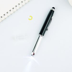 New Creative Multi-function 4 in 1 Phone Holder Light Pen With <b>Led</b> <b>Flashlight</b> Touch Screen Custom Logo Printing Ball Point - Product Image 6