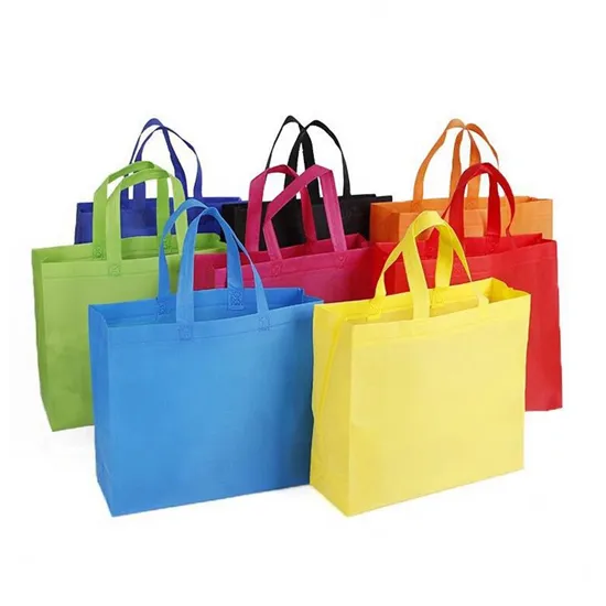 Wholesale Custom Personalized Non-Woven Bag Reusable Non Woven Shopping Bag Grocery Tote Bag