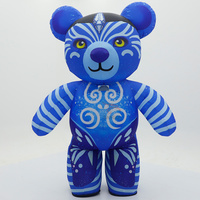 Costumes de mascotte gonflables Avatar bleus pour scène et danse, costumes personnalisés de 2,2 m pour professionnels