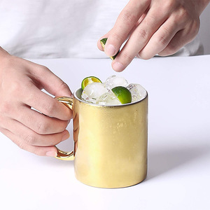 <b>Ceramic</b> Mug Electroplated Gold With Handle Coffee <b>Cup</b> Water <b>Cup</b> Gift Present Spring 2013 Domestic Trade Qualified Product - Product Image 2