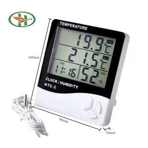 Nhà Máy Trực Tiếp HTC-2 Trứng Lồng Ấp Nhiệt Kế Mới LCD Gà Nhiệt Độ Và Độ Ẩm Meter Với Cảm Biến Đầu Dò Và Đồng Hồ - Product Image 4