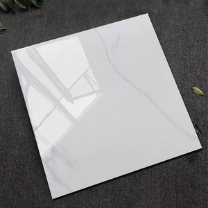 Piastrelle per Pavimenti in Gres Porcellanato Lucido Bianco Avorio Antiscivolo 60x60 cm - Product Image 1