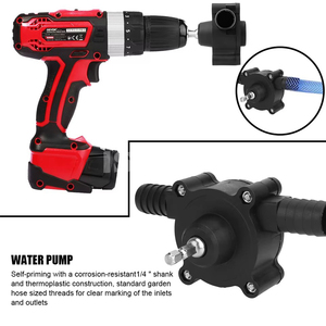 Diesel Oil Fluid Water <strong>Pump</strong> Portable Mini Hand Self-priming Liquid Transfer <strong>Pumps</strong> Electric <strong>Drill</strong> <strong>Pump</strong> Home Garden Outdoor Tool - Product Image 4