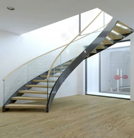 Escalier en colimaçon minimaliste de qualité supérieure pour espace commercial – Fabrication exquise – Vendeur fiable