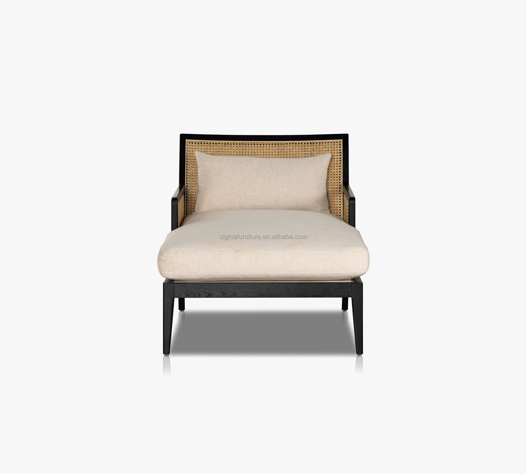 New fashion italian luxury villa sofa rest chaise lounge design living room furniture