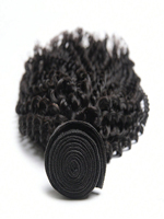 Extensions de cheveux humains vierges Remy bouclés crépus 30 pouces, ondulations Jerry Curl, 3 paquets, double trame machine