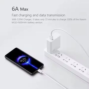 สายชาร์จเร็ว Type C USB C 6A 1 เมตร สายชาร์จและถ่ายโอนข้อมูล USB Type C สำหรับ Xiaomi, Huawei และ Android - Product Image 3