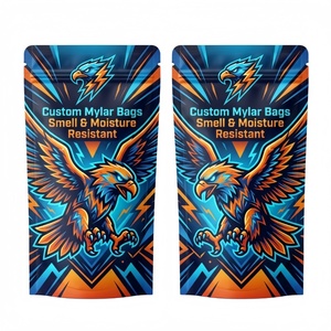 Sachets Doypack refermables OEM Aroma Barrier Lock 3,5g avec couche métallique mate, livraison DDP (droits payés) pour compléments alimentaires - Product Image 1