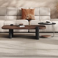 Table basse rectangulaire de style médiéval pour salon, petite table de salon, luxe léger, sensation haut de gamme, table basse rétro