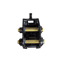 Attache rapide hydraulique haute performance RIBETTER pour mini-excavatrice, conception innovante pour chargeuses-pelleteuses de 1 à 30 tonnes