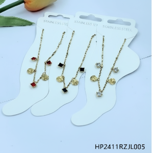 Catena di braccialetti di moda personalizzati alla moda da donna con accessori e ciondoli per feste - Product Image 1