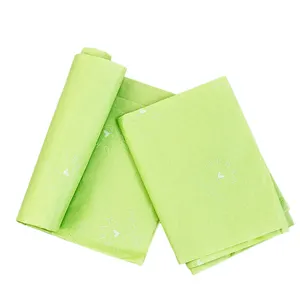 Kertas pembungkus pakaian natal cetak putih kustom hijau dengan kertas kado sepatu pembungkus kertas tisu moq rendah harga pabrik