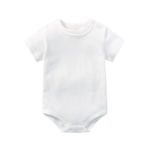 Di alta qualità in cotone biologico abbigliamento per bambini 0-3 mesi bambino manica corta tuta - Product Image 2