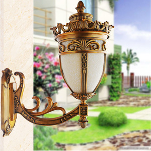 Lampe murale extérieure en cuivre, Led, étanche, 110-240V, forme cylindrique, pour éclairage de jardin et de terrasse - Product Image 1