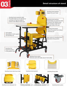 Equipo de entrenamiento de rehabilitación de parálisis cerebral Desactivar Marco De pie Marco multifuncional <span class=keywords><strong>para</strong></span> niños Emergencia - Product Image 3