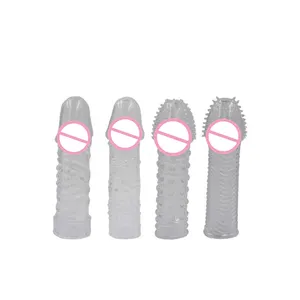 Free Custom Box - Adult Products Penis Sleeve Male Men Extensions Enlargement Delay Cock Ring Witht China Factory Low Price