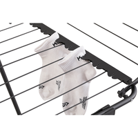 Meilleure vente Séchoir à vêtements pliable Gullwing métal cintre support usage domestique stockage en plastique vêtements étagères