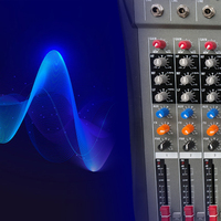 Mélangeur Sonore Professionnel 12 Canaux Personnalisé par le Fabricant, Console Audio DJ Amplifiée pour Système Sonore
