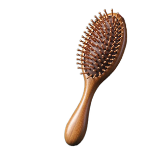Cepillo para el Cabello de Madera de Sándalo Natural, Masaje de Meridianos del Cuero Cabelludo para Uso en Casa y Salón - Product Image 6