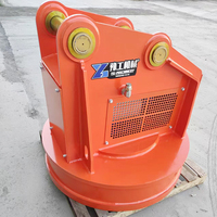 Aimant électromagnétique pour la levée de ferraille, compatible avec diverses attaches d'excavatrice