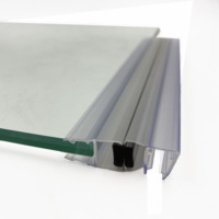 Guida 716009 180 Graden Badkamer Sliding Glass/Aluminium Koelkast/Douche Borstel Magneet Afdichtstrip Voor Akoestische Deur