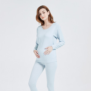 Mujeres embarazadas primavera y otoño invierno ropa de lactancia <span class=keywords><strong>embarazo</strong></span> otoño <span class=keywords><strong>abrigo</strong></span> al final del mes vestido posparto N - Product Image 4