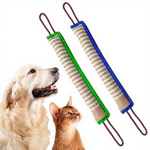 KANGDAER - Juguete para <span class=keywords><strong>Perros</strong></span> de 50 cm, Resistente a Mordidas, de Cáñamo Grueso, para Masticar y Limpiar los Dientes, para <span class=keywords><strong>Perros</strong></span> Medianos/Grandes y Gatos - Product Image 1