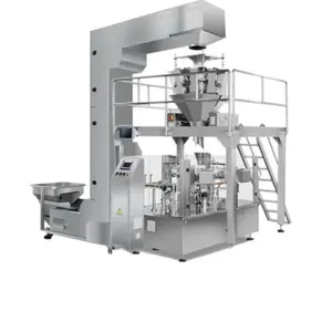 High-Efficiency Eight-Working Position Dog Food Pre-Made Bag Packing Machine filling and sealing machine production line