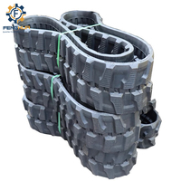450X86X53 450X81X78 230X72X47 230X72X46 230X48X88 chenilles en caoutchouc pour chargeuse compacte pleine grandeur systèmes d'entraînement chenilles en caoutchouc pour excavatrice
