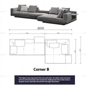 समकालीन आधुनिक लक्जरी लिविंग रूम मखमली सेशनल रिक्लियर सोफे वर्ग डिजाइन कपड़े सोफे आरामदायक - Product Image 2