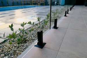 Rubinetto in vetro montato sul ponte quadrato di classificazione pesante 6.3 in acciaio inossidabile da 2205'' - Product Image 6