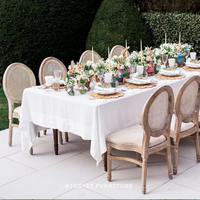 Chaise de réception empilable en bois de style Louis XVI pour événements et mariages – Vente en gros