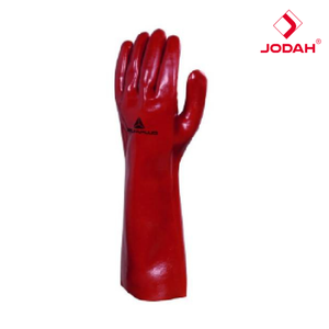 Gants de protection chimique de 40 cm de long, revêtement en PVC PVCC400, doublure en jersey de coton, sécurité du bras, ambidextre - Product Image 3