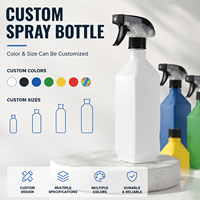 Vente en gros de flacons pulvérisateurs à pompe résistants aux produits chimiques en HDPE de 580 ml pour le nettoyage domestique et automobile
