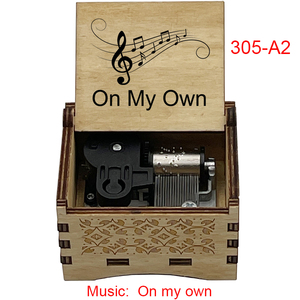 Boîte à musique à manivelle <span class=keywords><strong>Les</strong></span> Misérables avec la mélodie de votre choix, ornement en bois spécial, souvenir pour <span class=keywords><strong>les</strong></span> fans, cadeau de Noël pour amis - Product Image 2