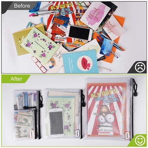 ซองซิปพีวีซี A4 สีสันสดใส กันน้ำ สำหรับใส่เอกสาร แฟ้มสำนักงาน แฟ้มโรงเรียน สำหรับจัดเก็บเอกสาร - Product Image 5