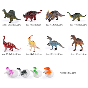 27 Piezas de Juguetes de Plástico para Niños, <span class=keywords><strong>Mini</strong></span> Parque Temático de <span class=keywords><strong>Dinosaurios</strong></span> con Árbol y Huevo de Dinosaurio - Product Image 4