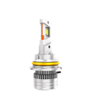 Phares LED haute puissance X9P 9007 55W 12000L H4 H13 H11 H3 H10 9004 55W 12000LM 24V pour voiture, ampoule LED avec ventilateur