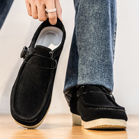 Nouvelles Chaussures Décontractées à Lacets pour Garçons Grande Taille Automne/Printemps, Respirantes, Rehaussantes, à Semelle Souple, en Microfibre Fine