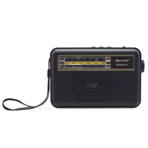Retro FM/AM/SW 3 Band Radio Receiver Solar Panel Rechargeable Portable TF USB Music Player Alto-falante HIFI Sound Speaker