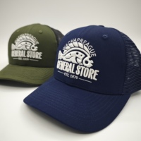 Gorras Trucker Richardson 112 de Malla Espigada de 6 Paneles con Logotipo Personalizado, Unisex, para Ciclismo, Playa, Hip Hop, Moda y Estilo