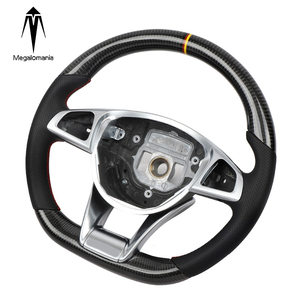 Volant en fibre de carbone personnalisé pour <span class=keywords><strong>Mercedes</strong></span>-Benz <span class=keywords><strong>Classe</strong></span> <span class=keywords><strong>C</strong></span>, GLA, CLA, GLS, GLE, CLS avec couleur personnalisable - Product Image 2