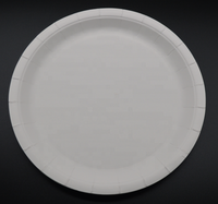 Assiettes en papier kraft écologiques jetables de qualité alimentaire pour aliments, biscuits, salades, artisanat et sucre