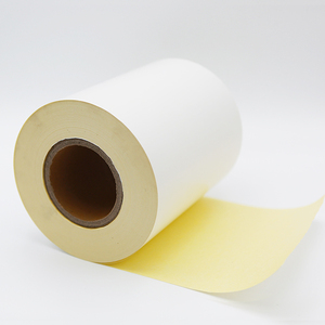 Carta Semilucida con Colla a Caldo per Etichette <span class=keywords><strong>PEK</strong></span> Gialle Senza Liner per Imballaggi Alimentari, Farmaceutici, Logistici e Promozionali - Product Image 1