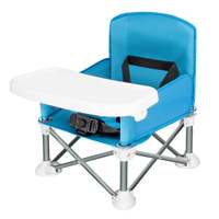 Siège d'appoint en métal pliant Portable de haute qualité pour enfants voyage intérieur extérieur avec plateau poche arrière chaise de plage fonction de salle à manger